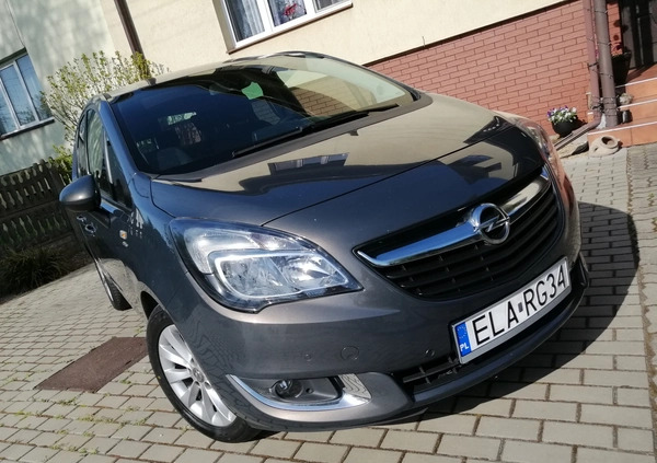 Opel Meriva cena 43700 przebieg: 92000, rok produkcji 2017 z Łask małe 497